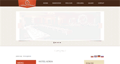 Desktop Screenshot of hotel-adria.pl